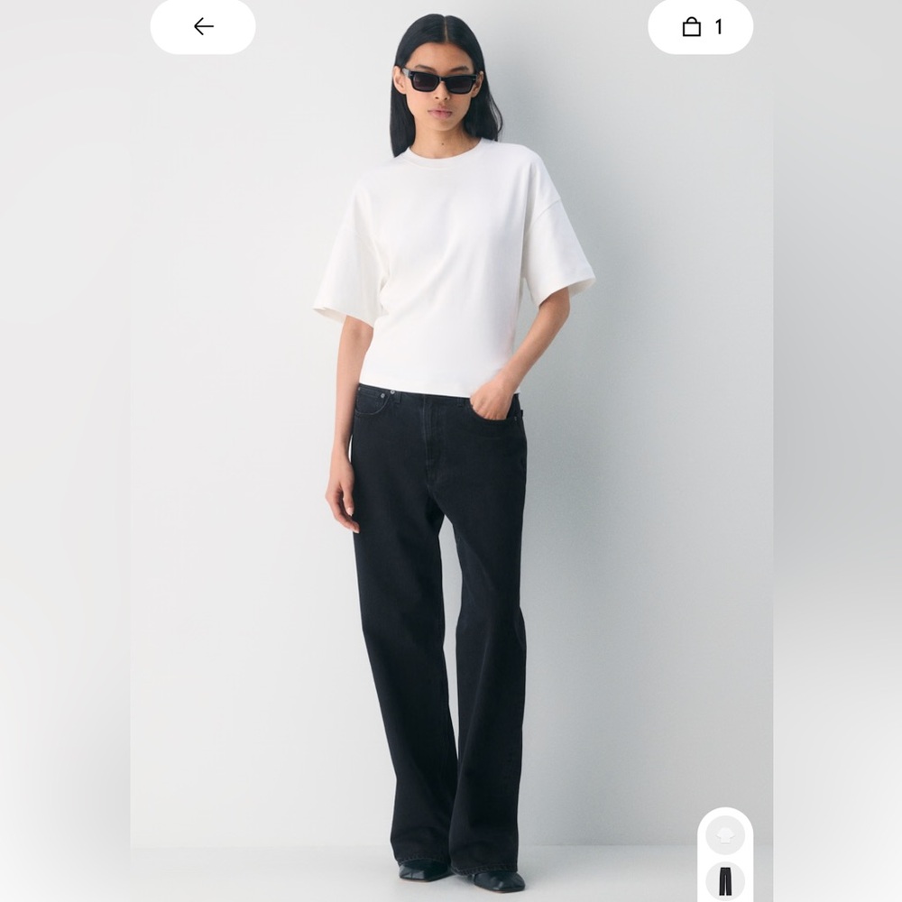 Aritzia InterLock Cotton Barclay T shirt